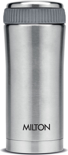MILTON optima 350 350 ml Stainless Steel Flask(Pack of 1, Silver)