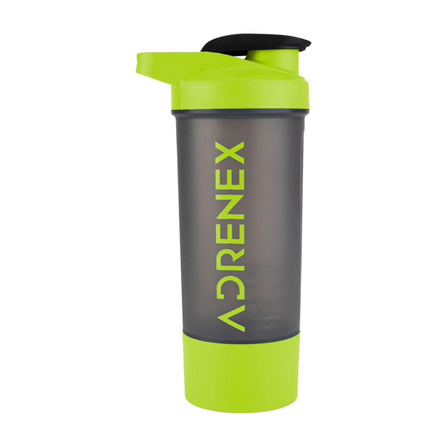 Adrenex BPA Free Gym Bottle with Single Supplement Storage Compartment and Mixer&hellip;