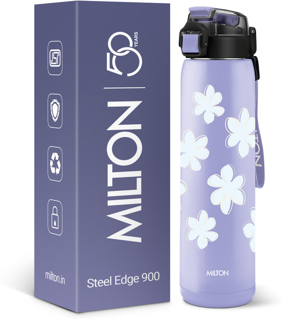 MILTON Steel Edge 900 Vacuum Insulated Water Bottle 600 ml Hot &&hellip;
