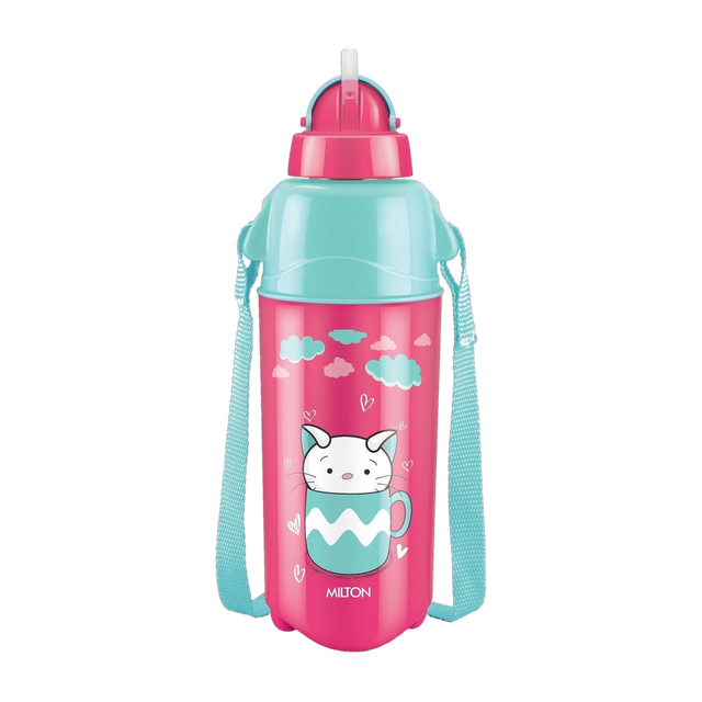 MILTON Kool Trendy 500 Insulated Water with Straw for Kids, Cherry 490&hellip;