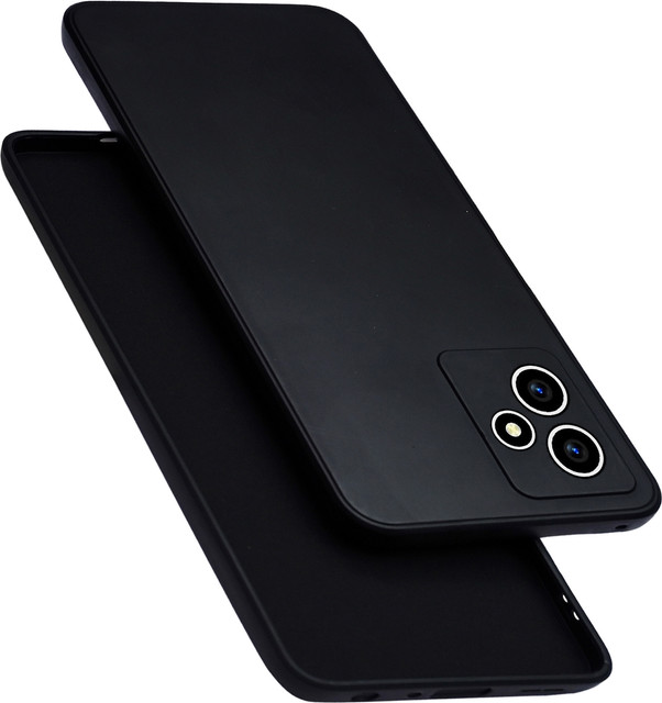 Micvir Back Cover for Redmi 12 5G(Black, Dual Protection, Silicon, Pack of:&hellip;