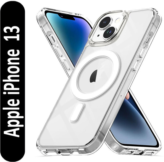 Socaso Back Cover for Apple iPhone 13(Transparent, Magsafe, Pack of: 1)