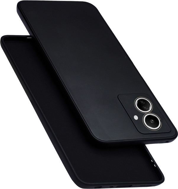 Micvir Back Cover for Poco M6 5G(Black, Dual Protection, Silicon, Pack of:&hellip;