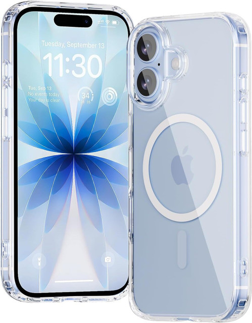 Flipkart SmartBuy Back Cover for iPhone 17(Transparent, Magsafe, Thermoplastic Polyurethane, Pack of:&hellip;