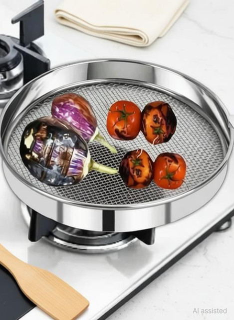 Culinary Crafts Papad Jali, roti net, strainer, puri strainer, Papad roaster jali&hellip;