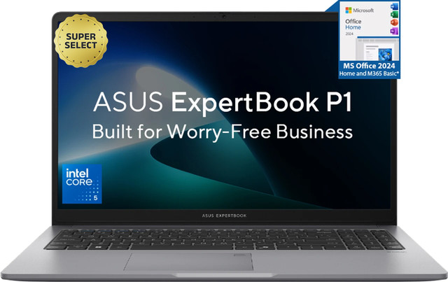 ASUS ExpertBook P1 with 1 Yr ADP (i5 14th Gen) Intel Core&hellip;