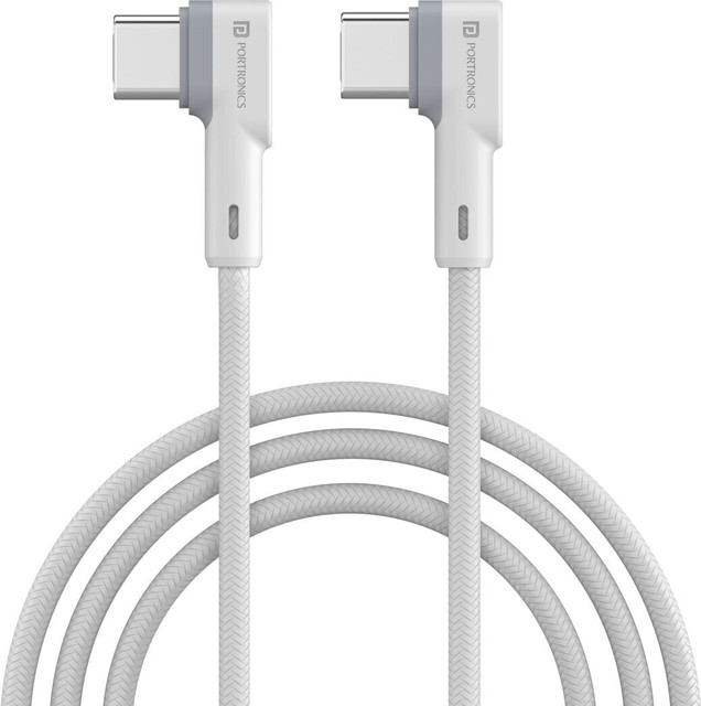 Portronics USB Type C Cable 3 A 1.2 m Konnect L 60W&hellip;