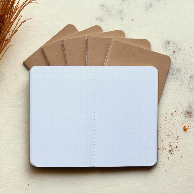 INNAXA Pocket Size Dotted Notebooks, 3.5 x 5.5" Softcover Mini Notebooks Pocket-size&hellip;
