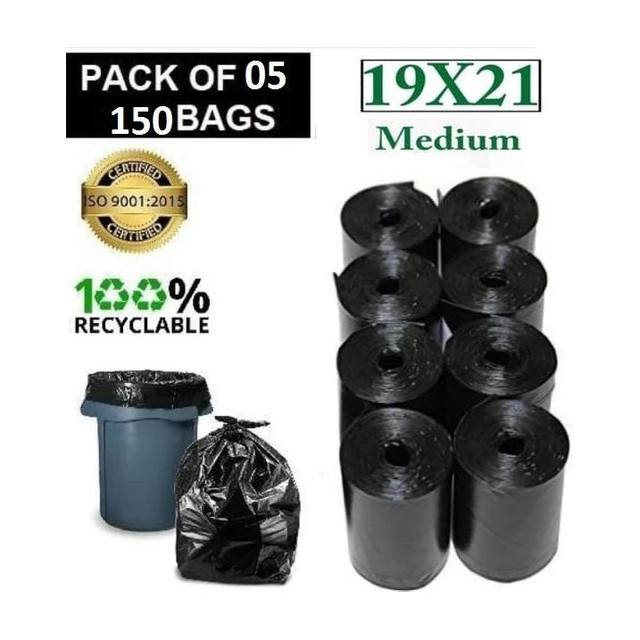SAISWAR Kitchen Garbage Bag Medium 5 L Garbage Bag Pack Of 150(150Bag&hellip;