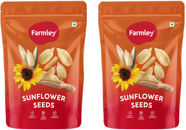 Farmley Premium Sunflower Seeds 400g Sunflower Seeds(2 x 200 g)