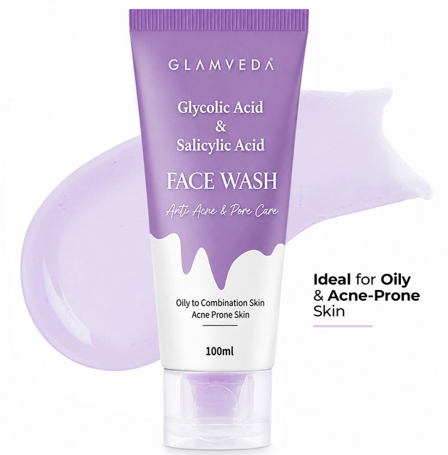 GLAMVEDA Glycolic Acid & Salicylic Acid Anti Acne & Pore Care ,&hellip;