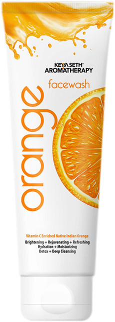 KEYA SETH AROMATHERAPY Orange Facewash SLS Free Mild Foaming Rejuvenating Refreshing Hydrating&hellip;