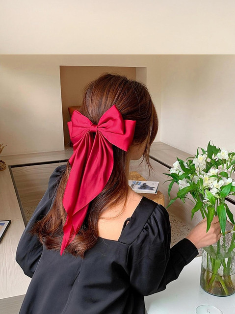 hummanbird Bow Hair Pink Clip/Side Pin Ribbon Clips Hair Pins Accessories for&hellip;