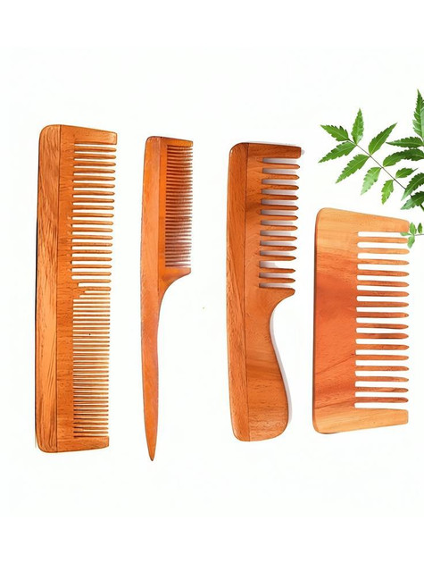 averX Kacchi Neem Wood Comb - Natural Haircare Infused with Neem Oil&hellip;