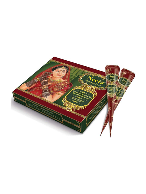Neeta Mehendi Cone Henna temporary tattoo (Pack of 12 Pcs)(240 g)