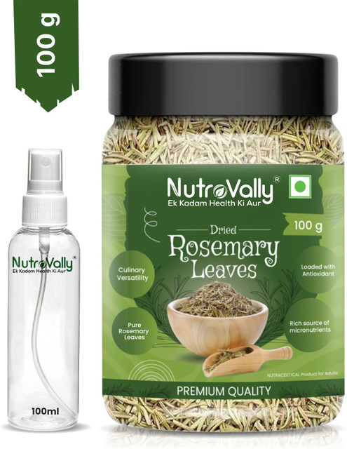 NutroVally Dried Rosemary Leaves for Hair Growth, Crushed Leaves Seasonings + Spray&hellip;