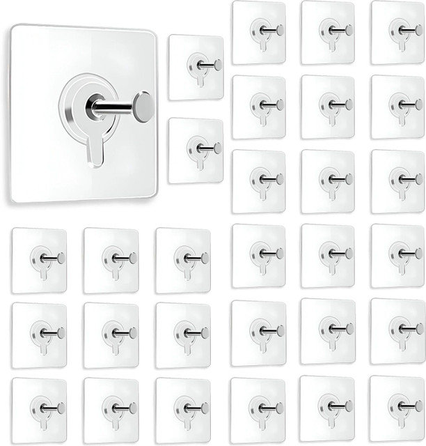 DALUCI Strong Adhesive Photo Frame Wall Hooks Sticky Hanger Holder for Home&hellip;
