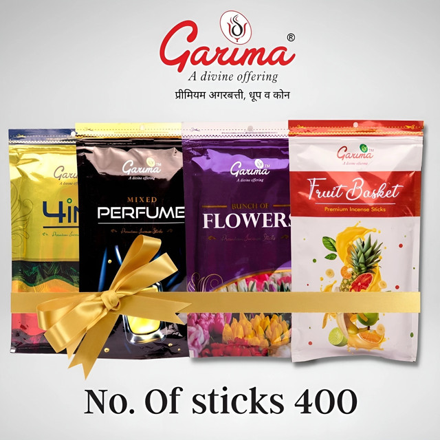 Garima UTLRA PREMIUM ZIPPER POUCH INCENSE STICKS FRUIT BASKET, BUNCH OF FLOWER,&hellip;