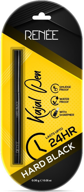 Renee Kajal Pen with Sharpener, Matte Finish, Smudge & Waterproof, Long Lasts&hellip;