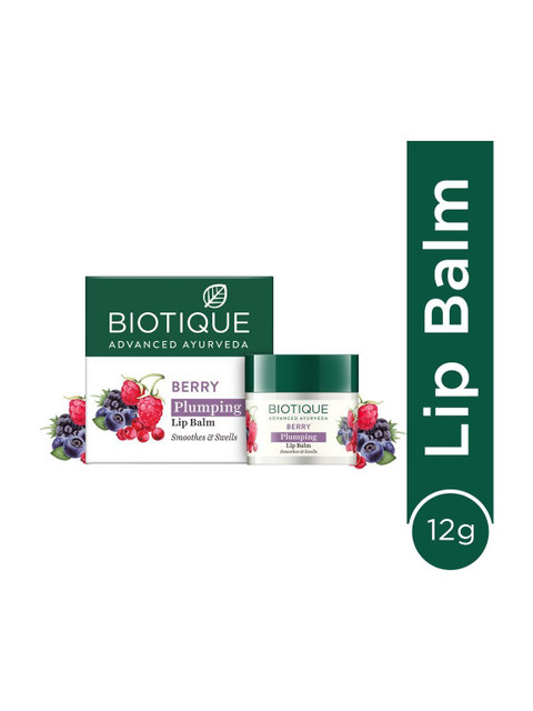 BIOTIQUE Bio Berry Pllumping Lip Balm Berry(Pack of: 1, 12 g)