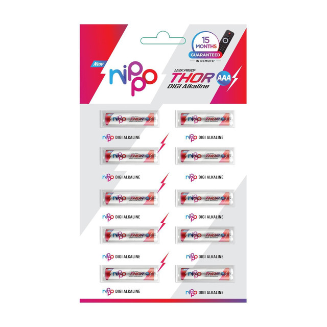 Nippo Thor AAA Battery(Pack of 10)