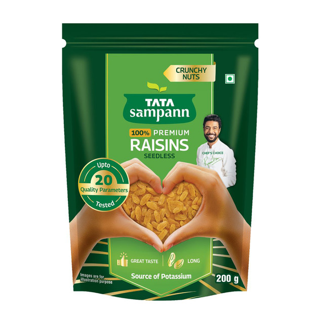 Tata Sampann Premium Kishmish / Raisins(1 x 200 g)
