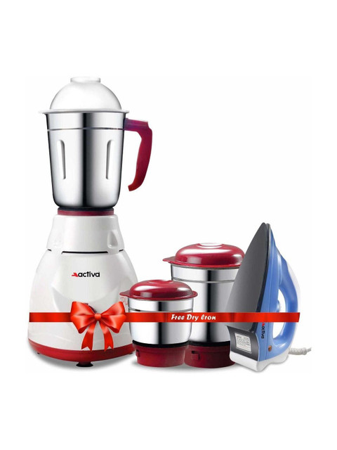 ACTIVA Shock Proof 500 W Mixer Grinder(Pluto | 3 Jars | with&hellip;