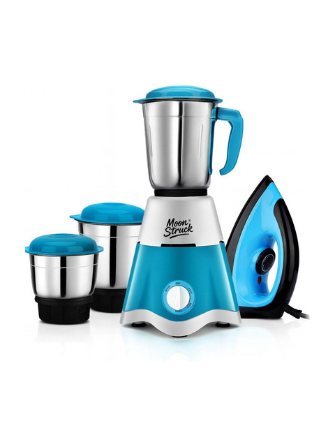 Moonstruck Skye DailyEssentials Combo 750 W Mixer Grinder(HeatShield Motor with LiveView Chutney&hellip;