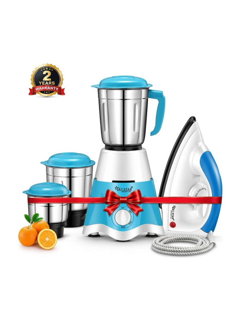 Skystar Elegant Mixer Grinder & 750 Dry Iron Super Combo 700 W&hellip;