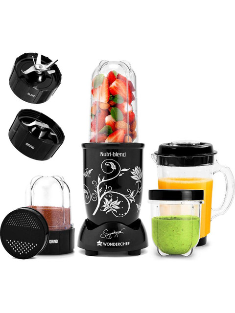 WONDERCHEF Nutri-Blend 500 W Juicer Mixer Grinder(Blender & Smoothie Maker | 4&hellip;