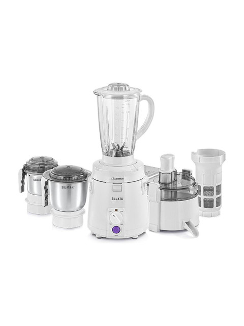SUJATA MULTIMIX 900 W Juicer Mixer Grinder(MULTIMIX | 3 Jars | White)