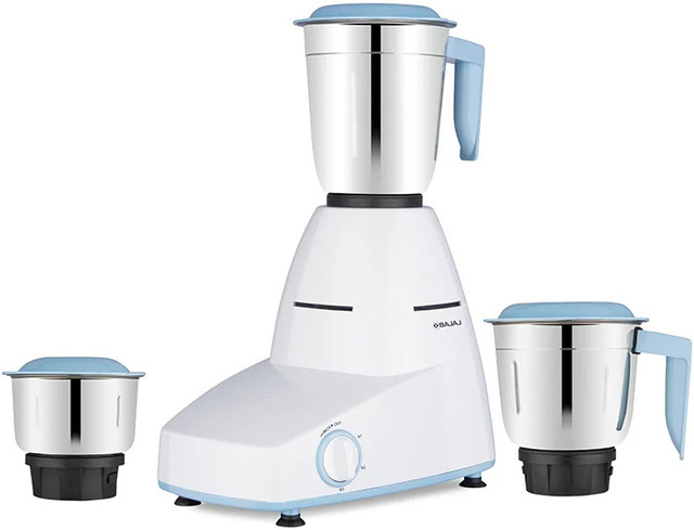 BAJAJ Ion 500 W Mixer Grinder(Majesty | 3 Jars | White and&hellip;