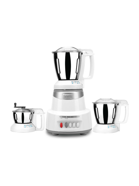 Panasonic AV 600 W Mixer Grinder(325MS | 3 Jars | Marble, Silver)