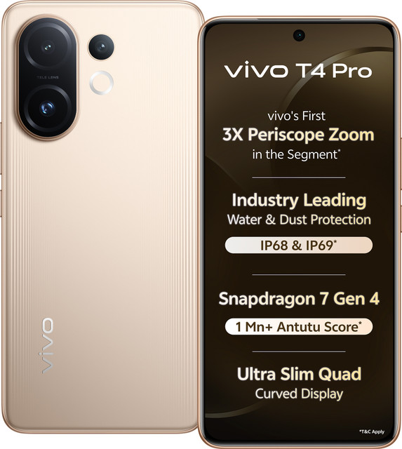 vivo T4 Pro 5G (Blaze Gold, 256 GB)(8 GB RAM)
