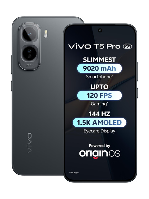 vivo T5 Pro 5G (Cosmic Black, 128 GB)(8 GB RAM)