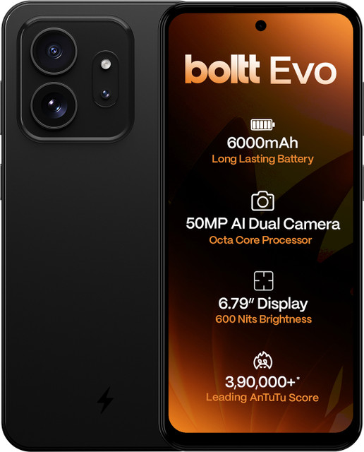 BOLTT EVO (Midnight Black, 64 GB)(4 GB RAM)