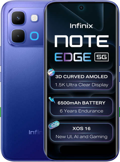 Infinix Note edge (Stellar Blue, 128 GB)(8 GB RAM)