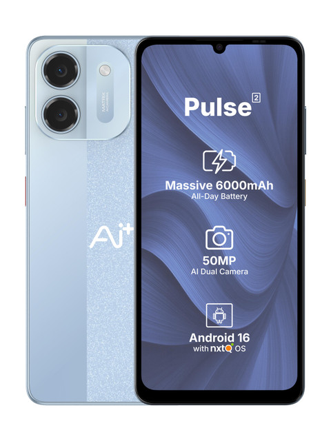 Ai+ Pulse 2 (Blue, 64 GB)(4 GB RAM)