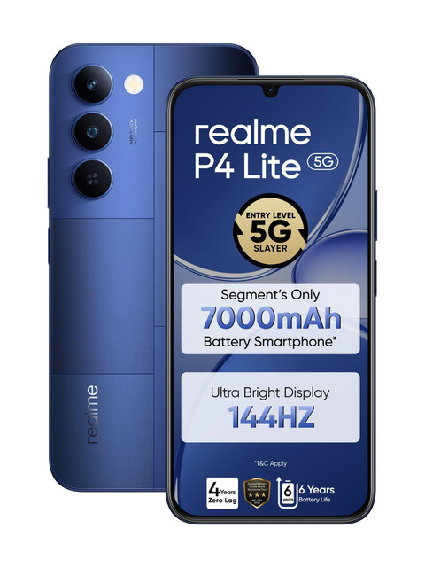 realme P4 Lite 5G (Mosaic Blue, 128 GB)(4 GB RAM)