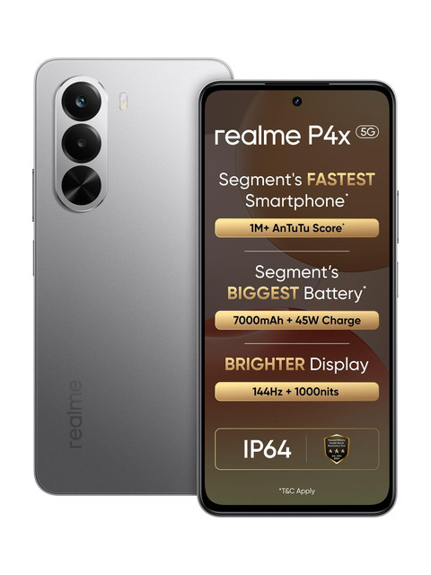 realme P4x 5G (Matte Silver, 128 GB)(6 GB RAM)