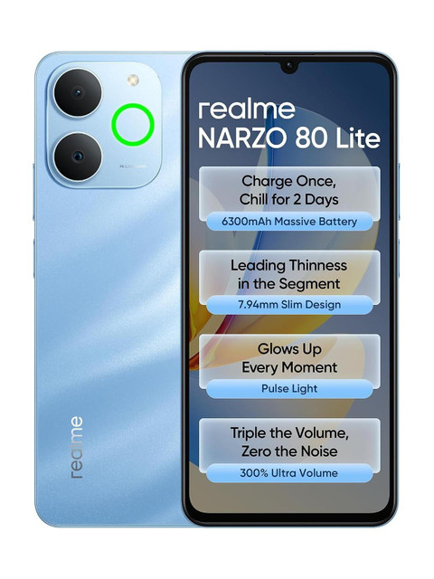 realme Narzo 80 Lite (See Blue, 64 GB)(4 GB RAM)