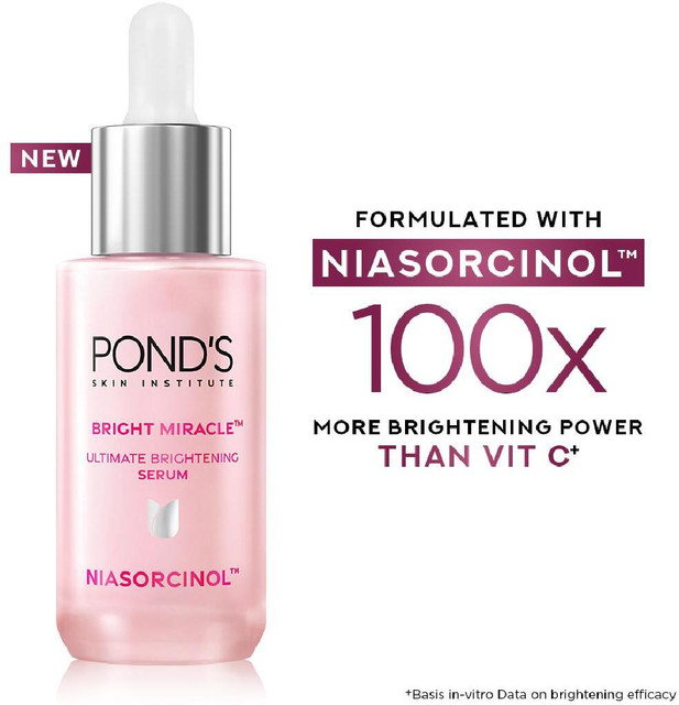 POND's Bright Miracle Ultimate Brightening Serum with Niasorcinol,30X better than Vit C(15&hellip;
