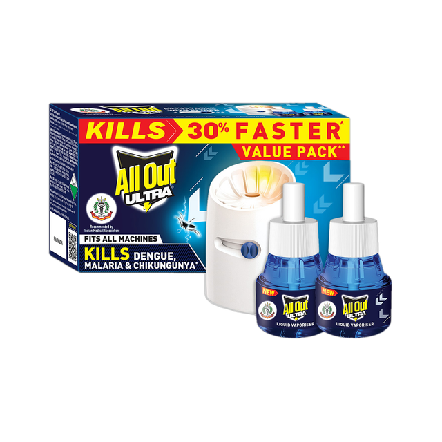 All Out Ultra Mosquito Vaporiser(1 Unit 2 Refill)