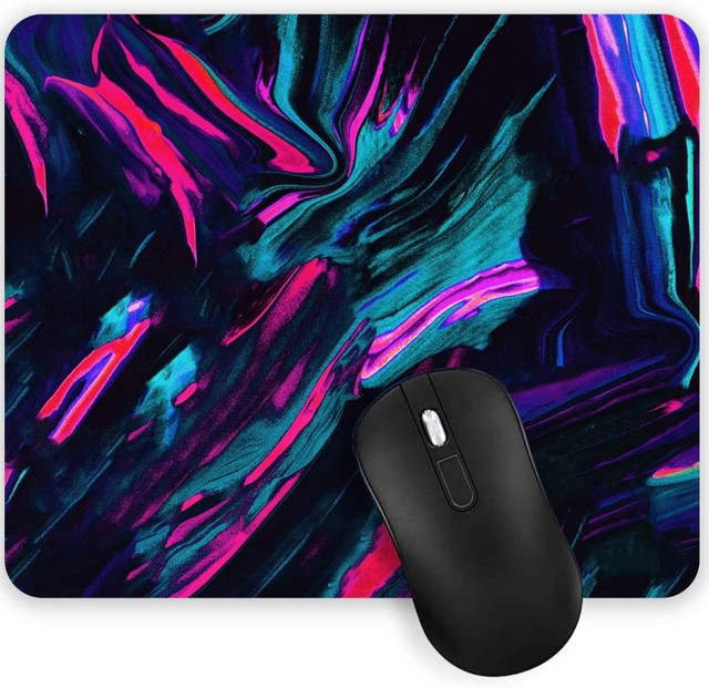 NAFCO Computer Mouse Mat with Anti-Slip Rubber Base & Smooth Mouse Control&hellip;