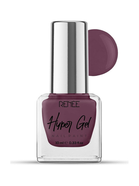 Renee Hyper Gel Nail Paint Burgundy Violet, Chip Resisting Formula, High Shine&hellip;
