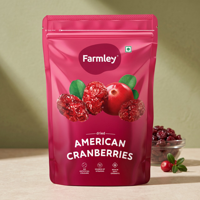 Farmley Premium natural dried American Cranberries(1 x 200 g)
