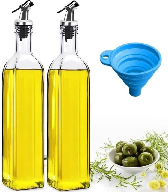 STARKENDY 500 ml, 500 ml Cooking Oil Dispenser Set(Pack of 3)