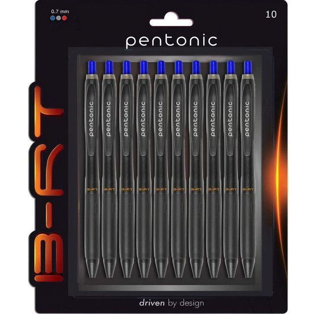 Pentonic B-RT 0.7 mm Retractable Ball Pen Blister | Black Matte Finish&hellip;