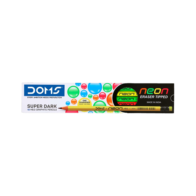 DOMS Neon R/T Pencil(Set of 1, Multicolor)