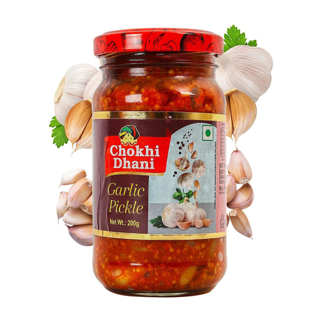 Chokhi Dhani Lahsun ka Achar Garlic Pickle(200 g)